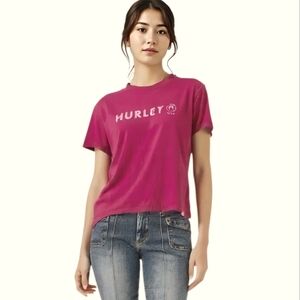 Nwot HURLEY Small Womens T-Shirt 100% Cotton